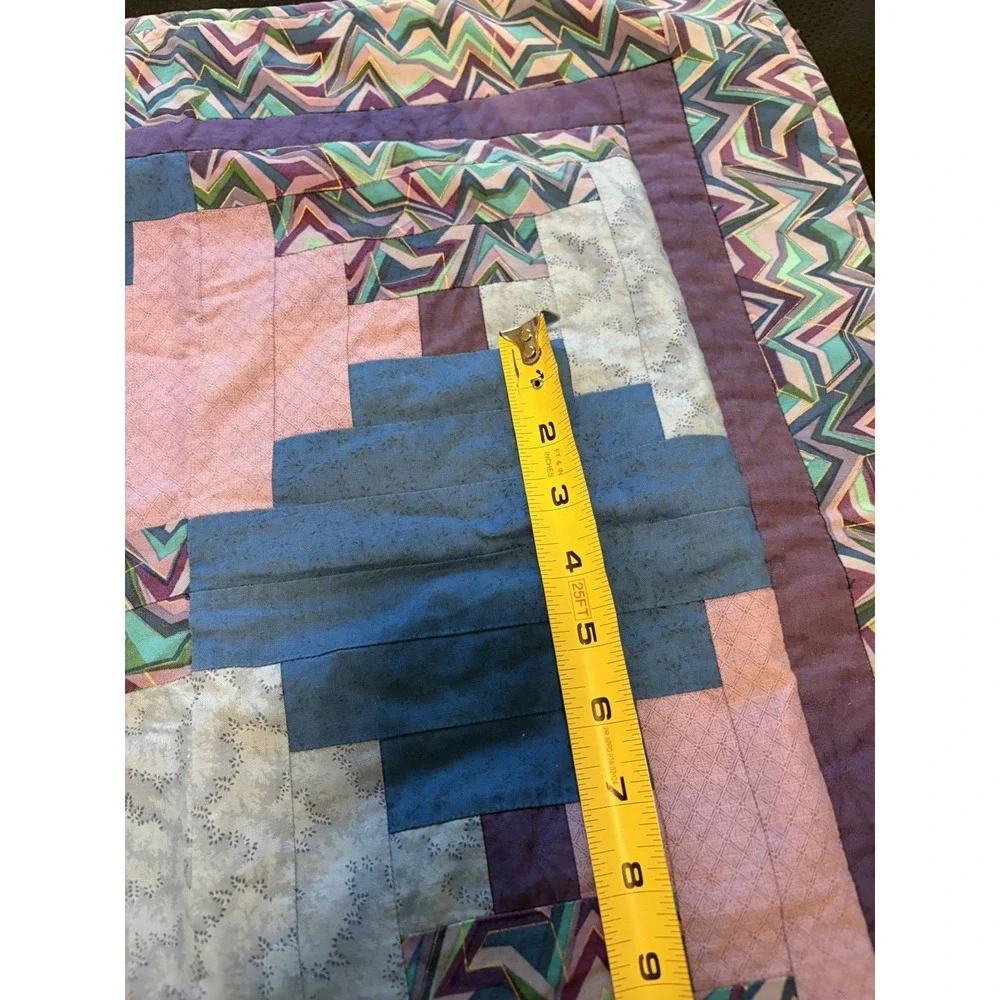 Vintage Handmade Patchwork Quilt~23.5